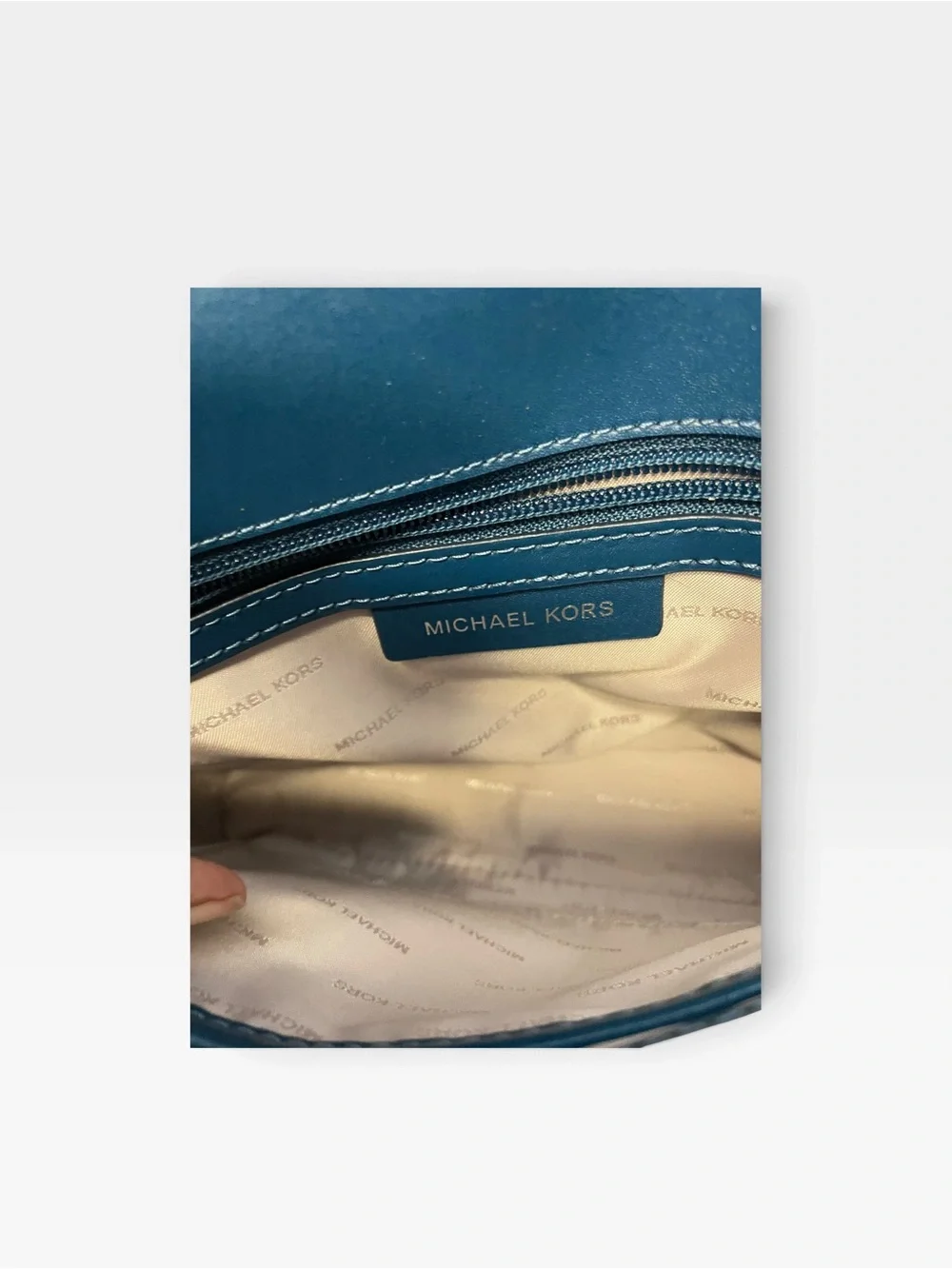 Michael Kors blue  Logo Top-Handle Satchel